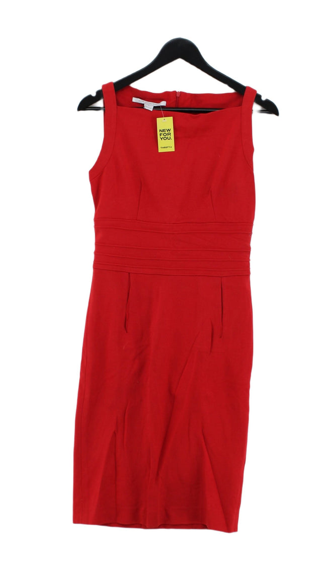 Diane Von Furstenberg Women's Midi Dress UK 10 Red