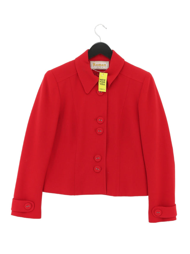 Roman Women's Jacket UK 12 Red Polyester with Other