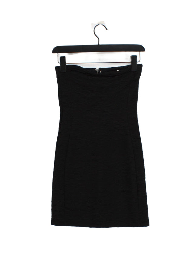 Silence + Noise Women's Mini Dress XS Black Polyester with Spandex