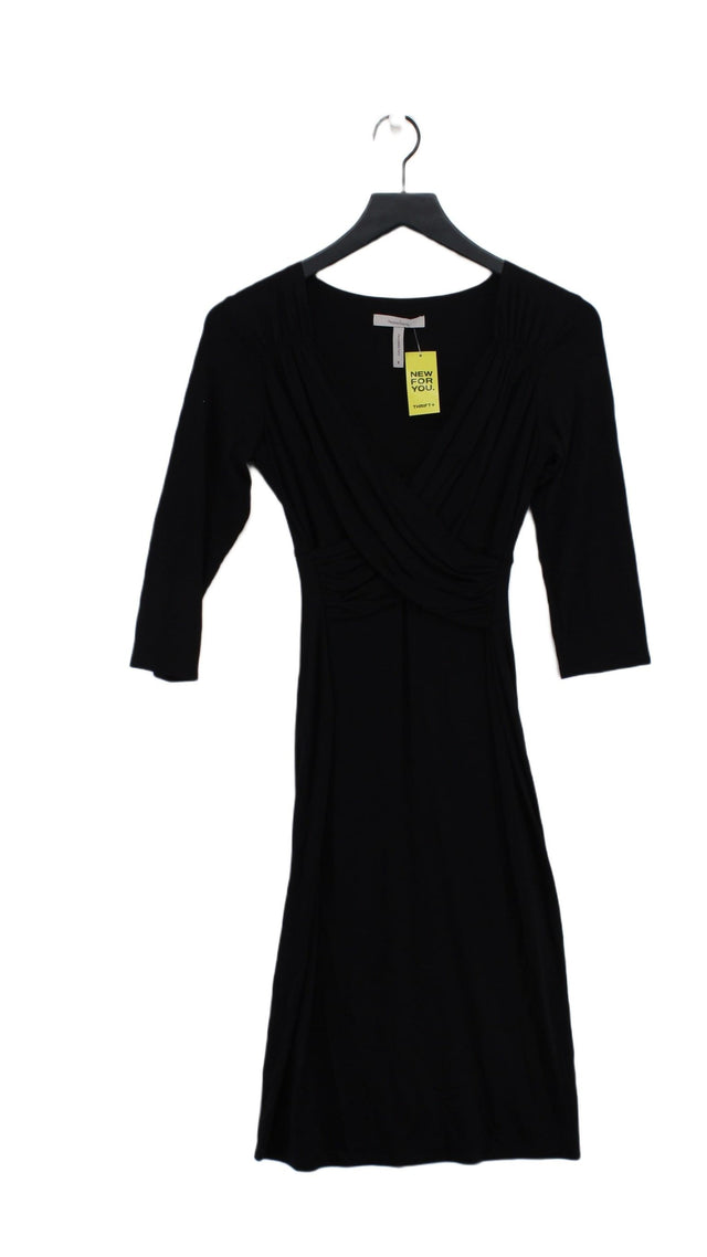 Pepperberry Women's Midi Dress UK 8 Black Viscose with Elastane