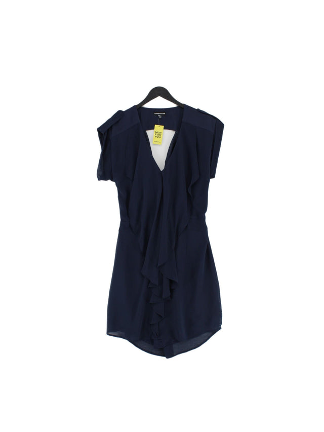 Warehouse Women's Mini Dress UK 10 Blue 100% Polyester