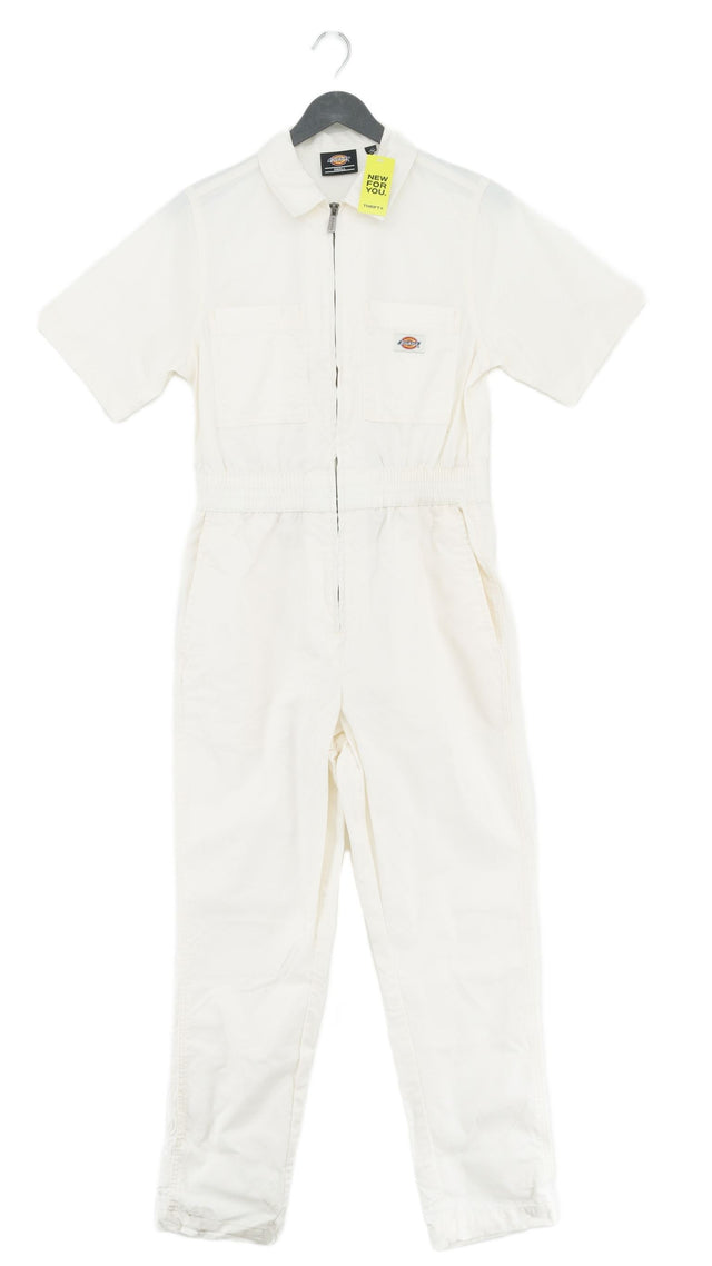Dickies Women's Jumpsuit S White Cotton with Other