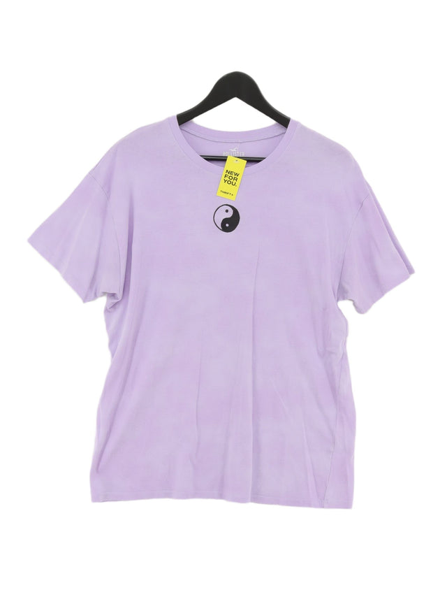 Hollister Women's T-Shirt S Purple 100% Cotton