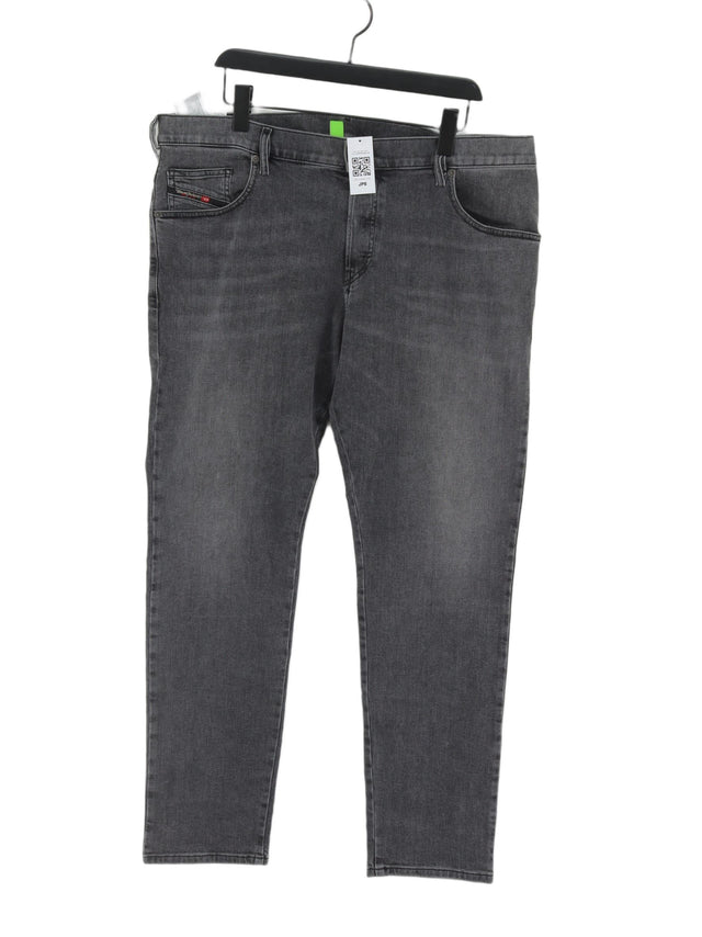 Diesel Men's Jeans W 38 in; L 32 in Grey Cotton with Elastane