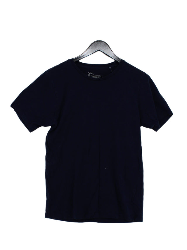 Next Men's T-Shirt S Blue 100% Cotton