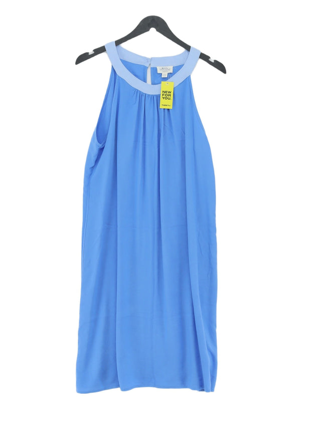 Mountain Warehouse Women's Midi Dress UK 16 Blue Viscose with Rayon