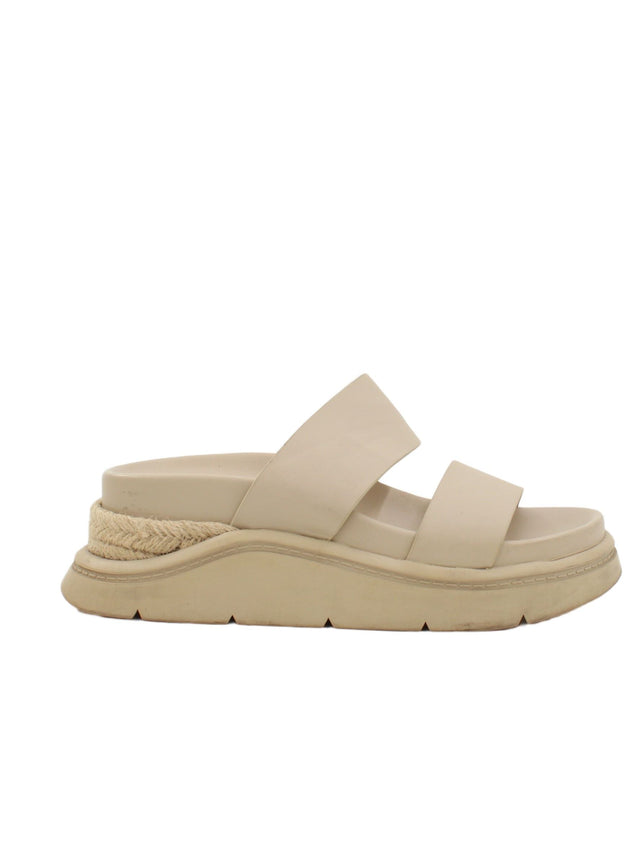 Zara Women's Sandals UK 4.5 Tan 100% Other