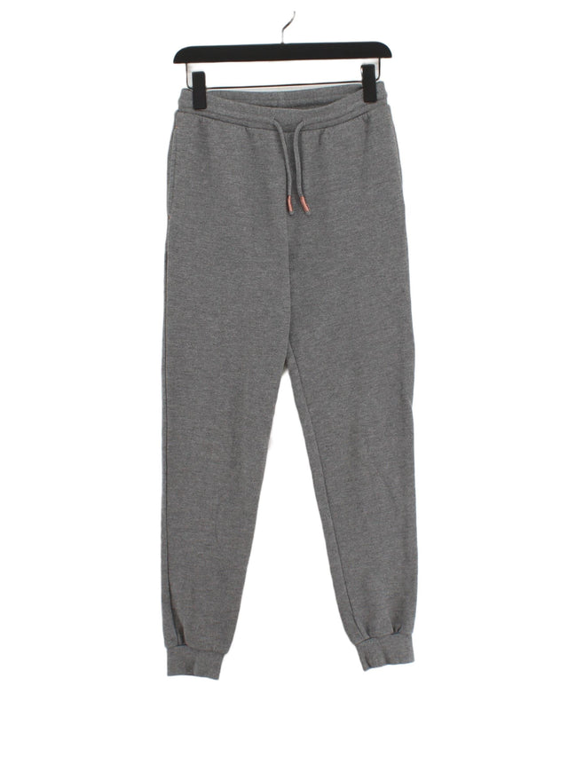 Next Women's Sports Bottoms UK 6 Grey Cotton with Other, Polyester, Viscose