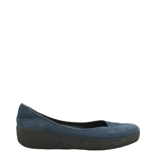 FitFlop Women's Flat Shoes UK 3 Blue 100% Other