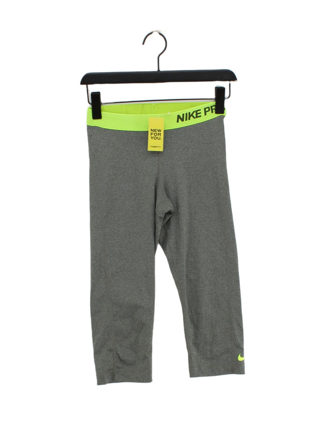 Nike Women's Sports Bottoms S Grey 100% Other