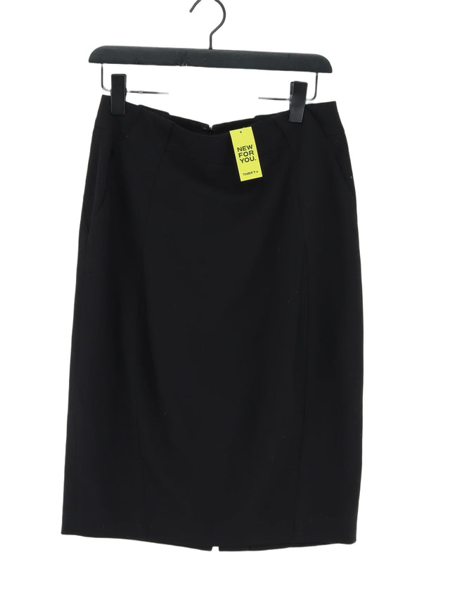 Planet Women's Maxi Skirt UK 8 Black Polyester with Elastane, Viscose