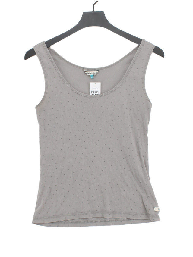 White Stuff Women's T-Shirt UK 10 Grey 100% Other