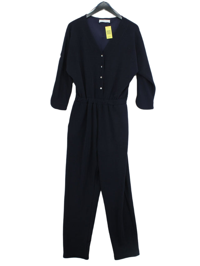 Paisie Women's Jumpsuit UK 12 Blue Polyester with Spandex