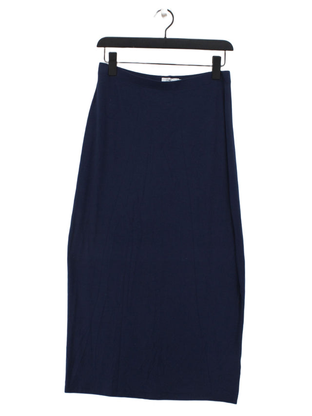 Box2 Women's Maxi Skirt UK 16 Blue Viscose with Elastane