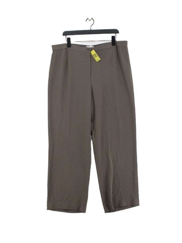 Windsmoor Women's Suit Trousers UK 18 Grey 100% Polyester