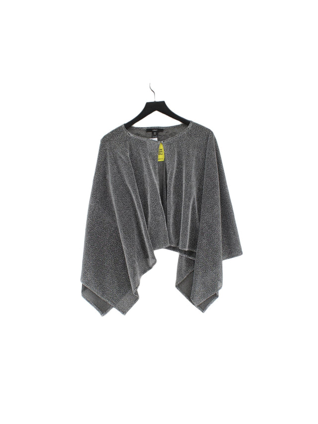 Next Women's Cardigan Silver Polyester with Other