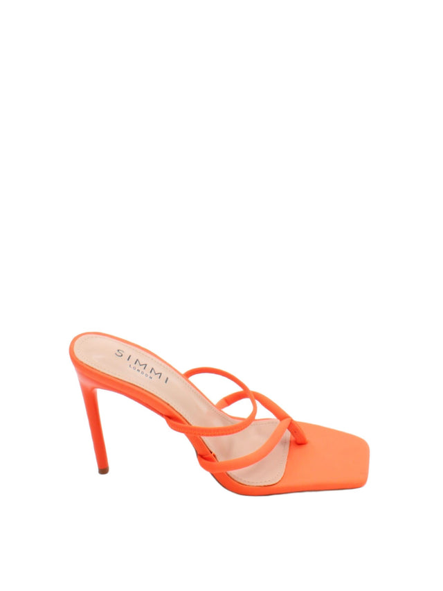 Simmi London Women's Heels UK 5 Orange 100% Other