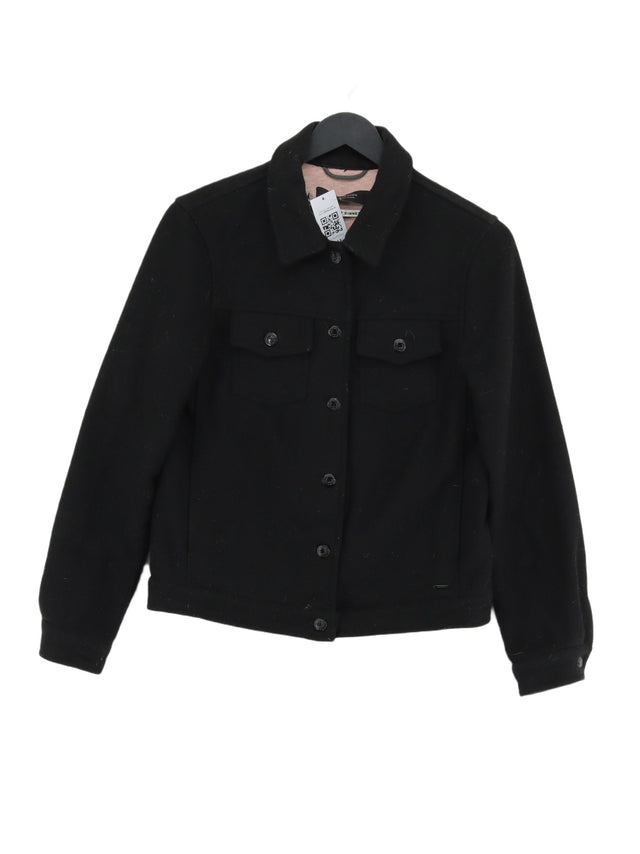 Scotch & Soda Women's Jacket XS Black Polyester with Wool