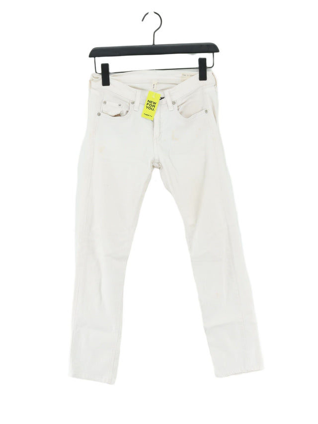 Rag & Bone Women's Jeans W 24 in White 100% Cotton