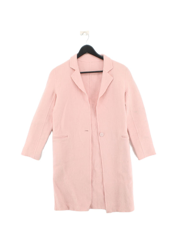 Sandro Women's Coat M Pink Other with Polyester