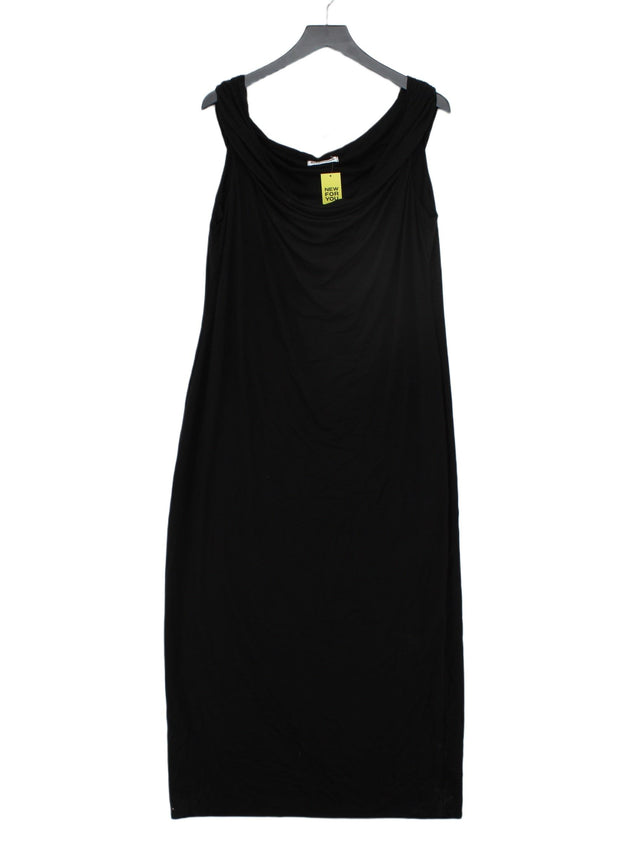 Reformation Women's Maxi Dress XXL Black Other with Spandex
