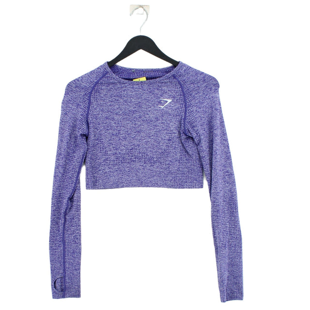 Gymshark Women's T-Shirt S Purple 100% Other