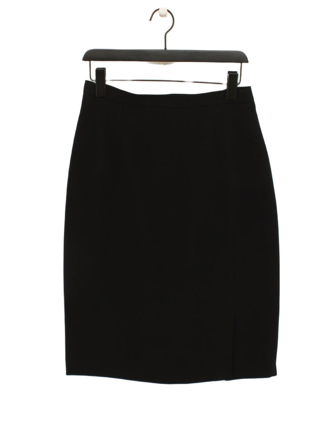 Olsen Women's Midi Skirt UK 14 Black 100% Polyester
