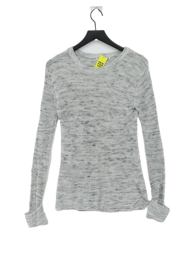 Pull&Bear Women's Jumper M Grey Cotton with Polyester