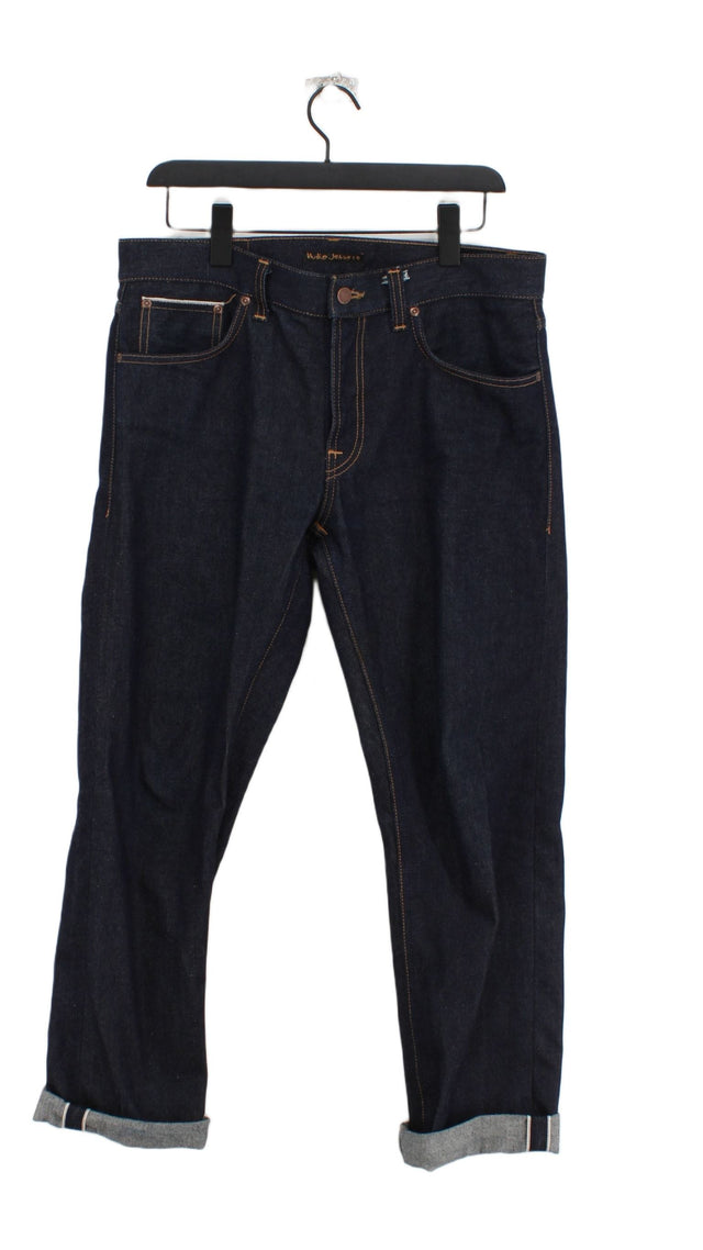 Nudie Jeans Men's Jeans W 32 in; L 30 in Blue 100% Cotton