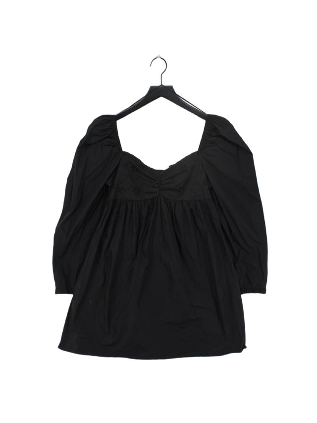 Zara Women's Top S Black 100% Polyester