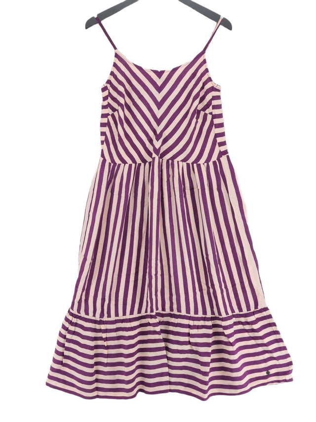 Nümph Women's Midi Dress UK 10 Purple 100% Polyester