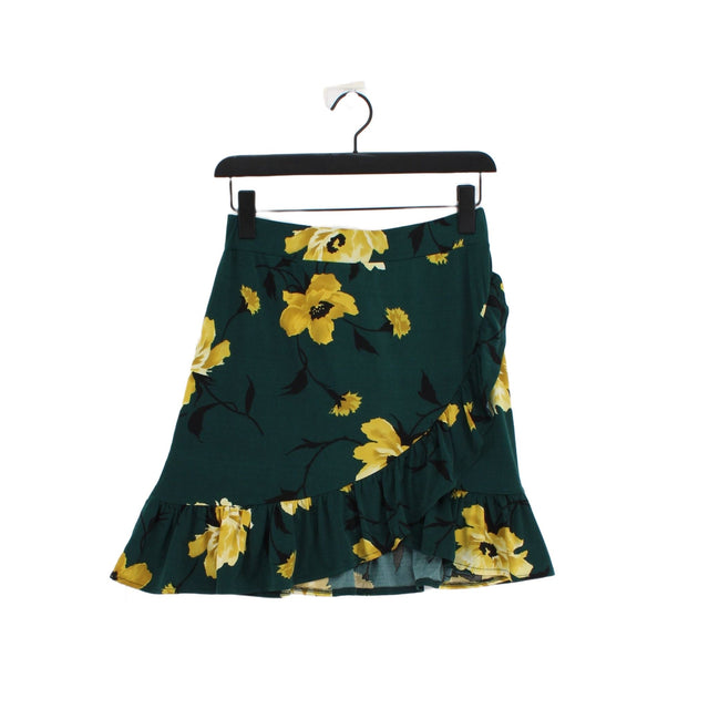 Oasis Women's Midi Skirt M Green Elastane with Polyester