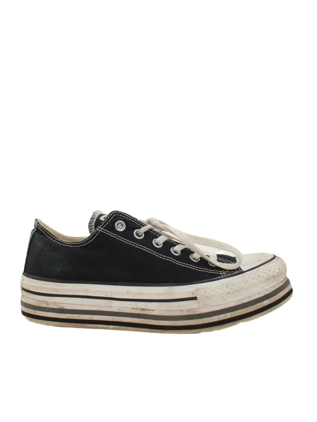 Converse Women's Trainers UK 7 Black 100% Other