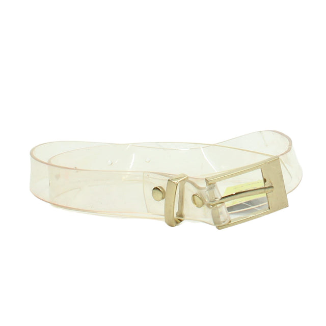 Vintage Women's Belt W 26 in Cream 100% Other