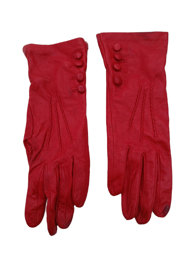 Dents Women's Gloves S Red 100% Silk