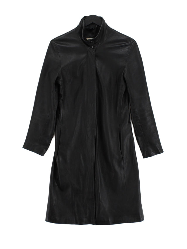 Trekway London Women's Coat M Black 100% Leather