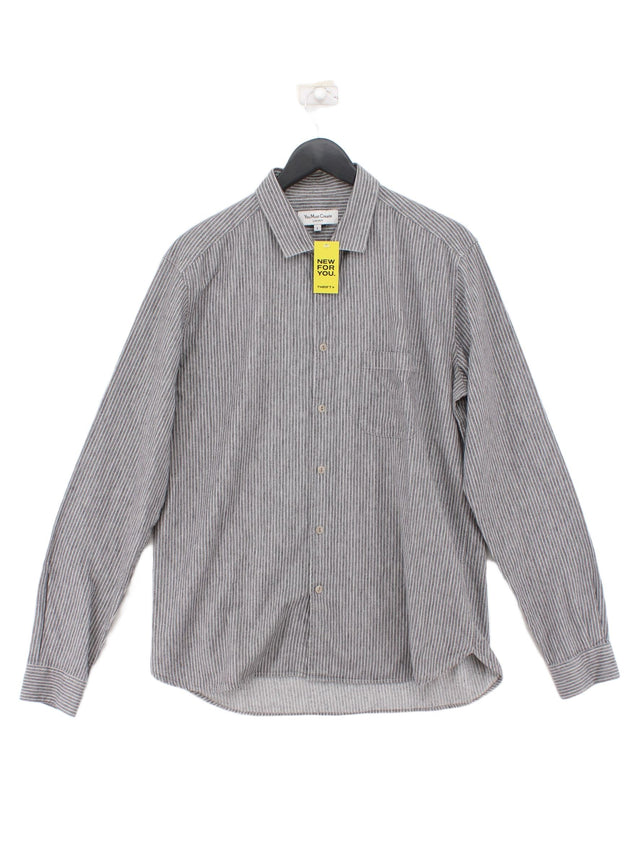 YouMustCreate Men's Shirt L Grey 100% Cotton