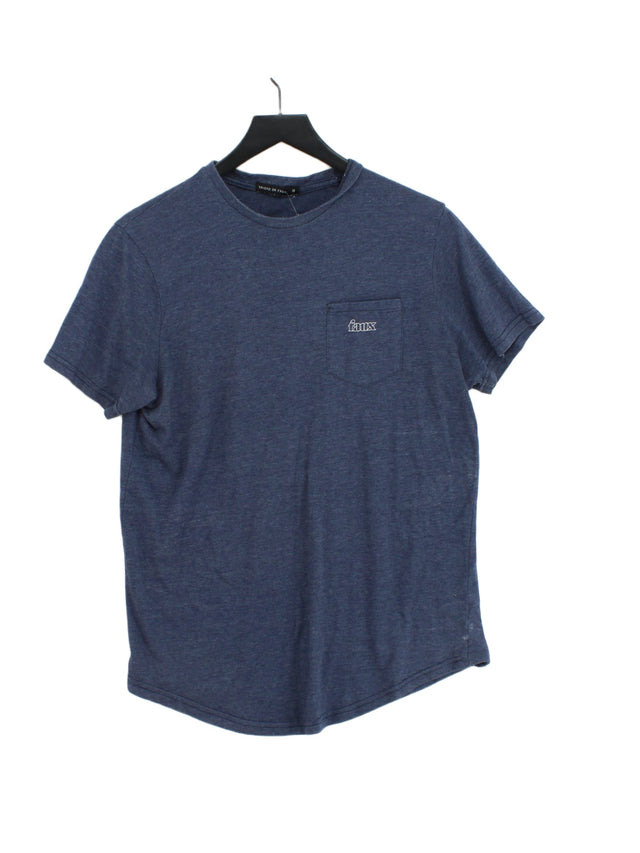 Friend Or Faux Women's T-Shirt M Blue 100% Cotton
