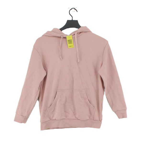 Baleno Women's Hoodie S Pink Cotton with Polyester, Spandex