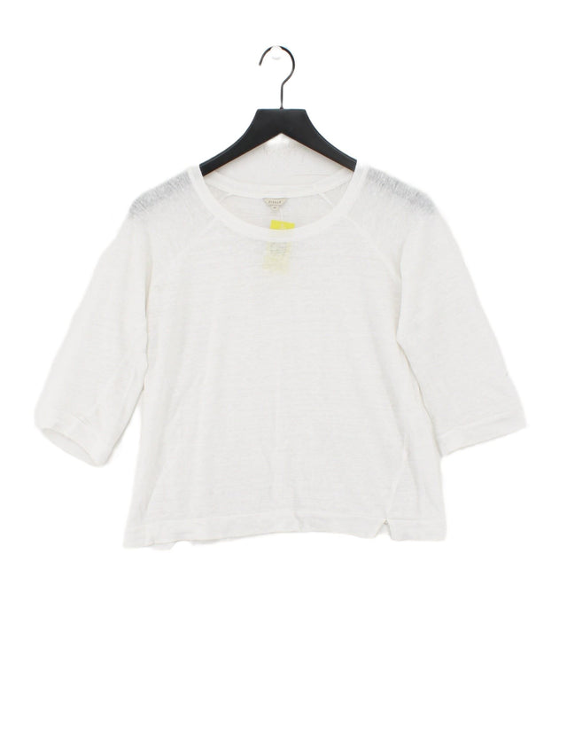 Jigsaw Women's Top M White 100% Other