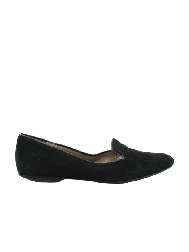 Hobbs Women's Flat Shoes UK 4.5 Black 100% Other