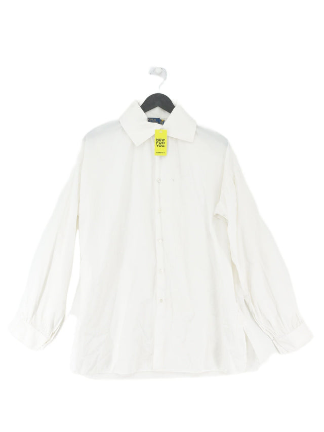 Ralph Lauren Women's Shirt XL White 100% Cotton