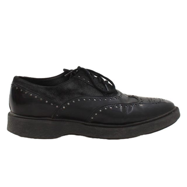 Geox Women's Flat Shoes UK 4 Black 100% Other
