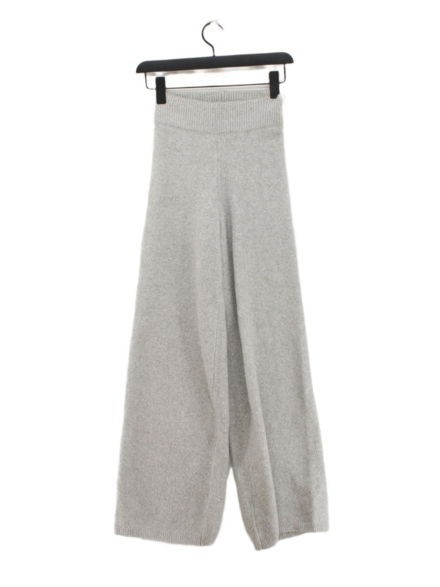 Pretty Lavish Women's Trousers XS Grey 100% Other