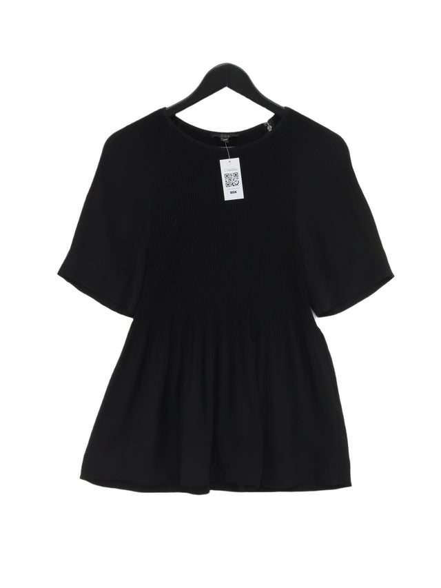COS Women's Mini Dress UK 16 Black 100% Polyester