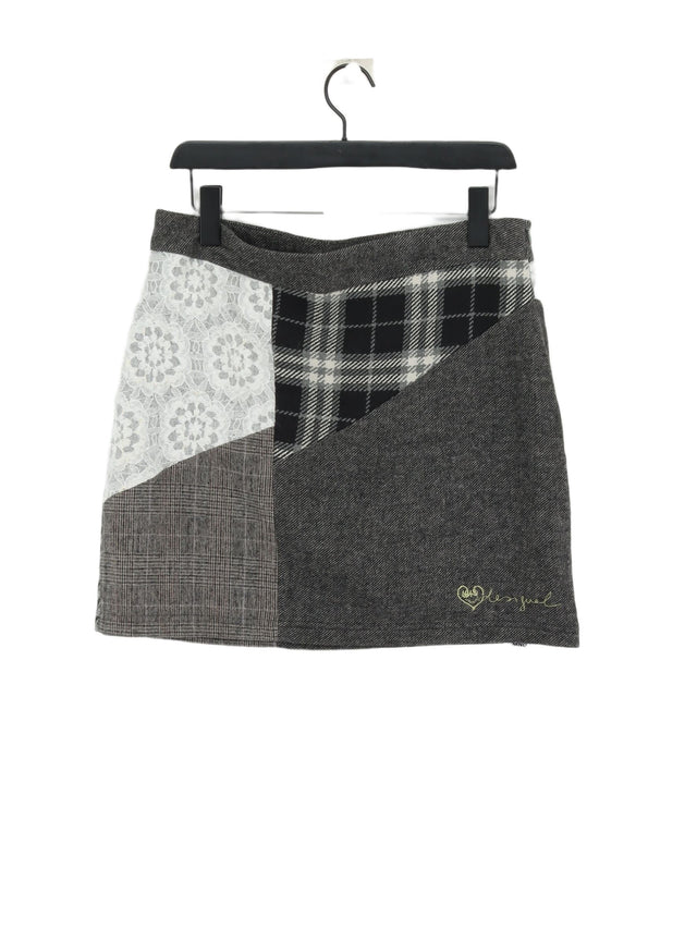 Desigual Women's Midi Skirt UK 14 Multi