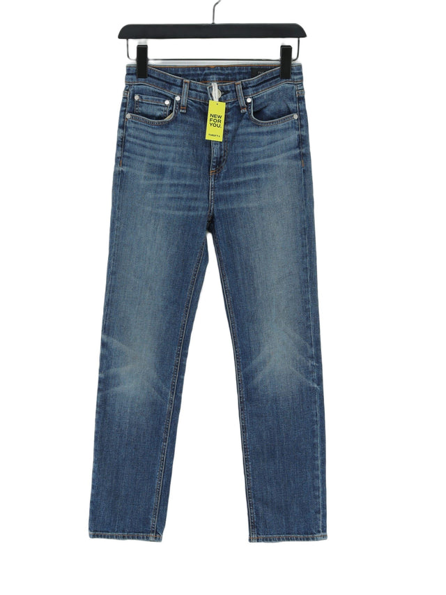 Rag & Bone Women's Jeans W 25 in Blue Cotton with Other