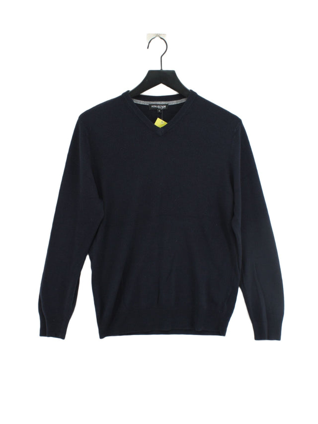 The Collection Men's Jumper S Blue 100% Acrylic