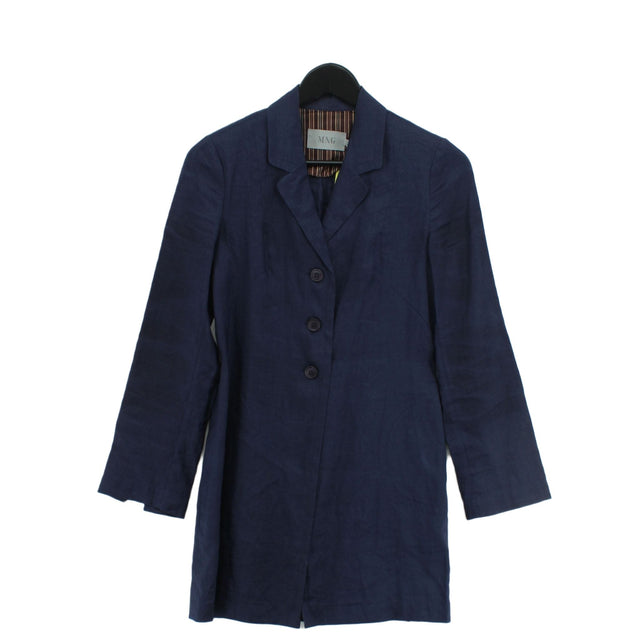 MNG Women's Cardigan UK 8 Blue 100% Other