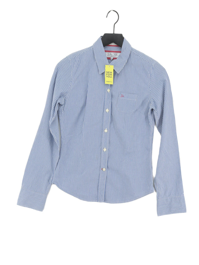 Jack Wills Women's Shirt UK 10 Blue 100% Cotton